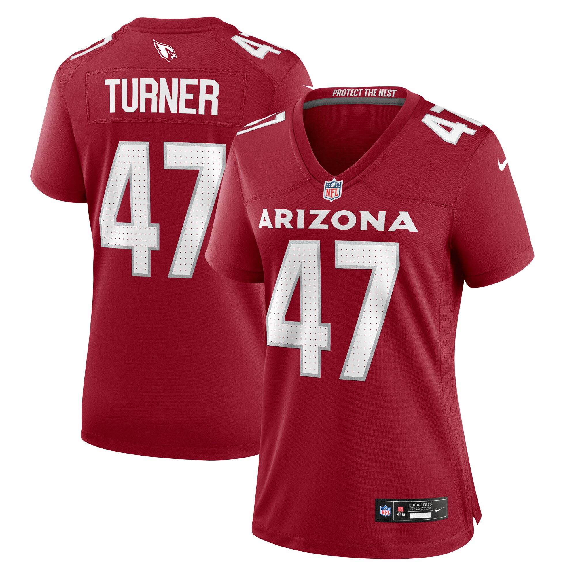 Women's Arizona Cardinals Ezekiel Turner Nike Cardinal Team Game Jersey