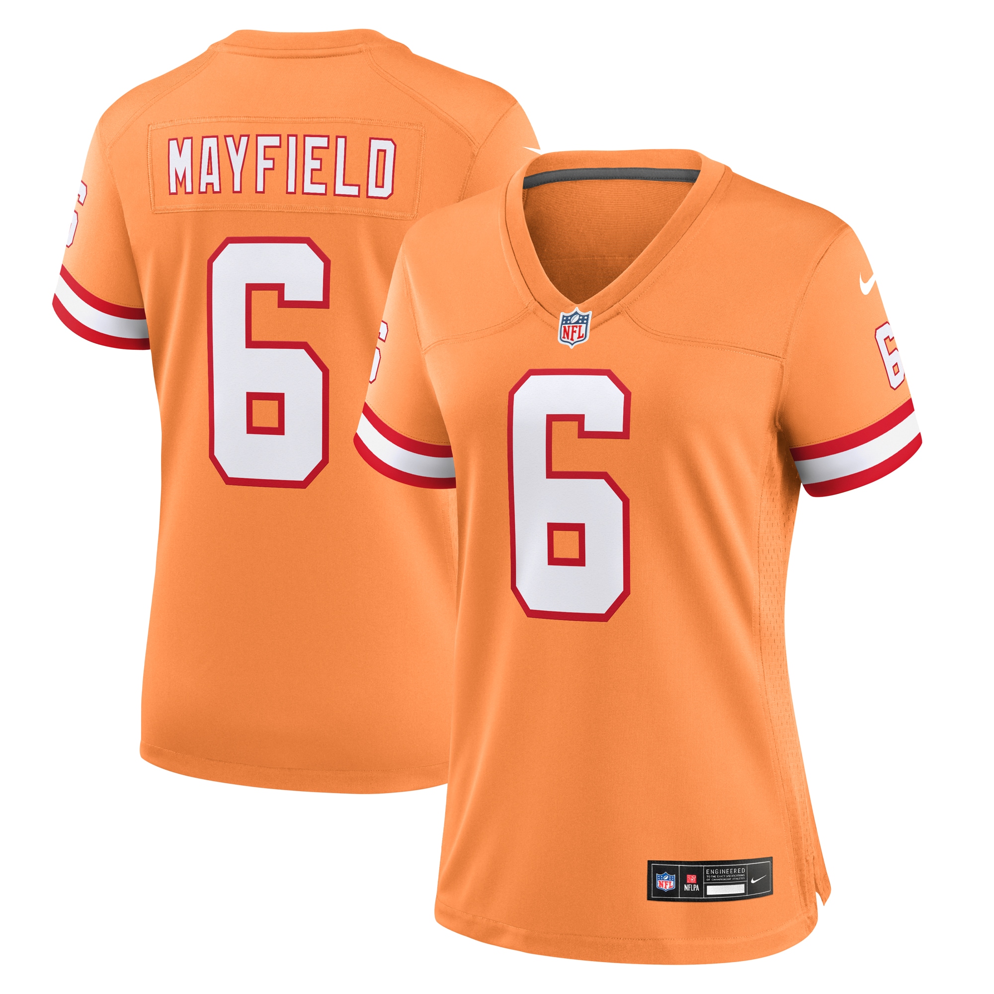 Women's Tampa Bay Buccaneers Baker Mayfield Nike Orange Throwback Game Jersey