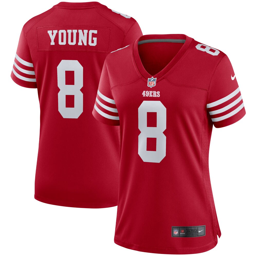 Women's San Francisco 49ers Steve Young Nike Scarlet Retired Player Game Jersey