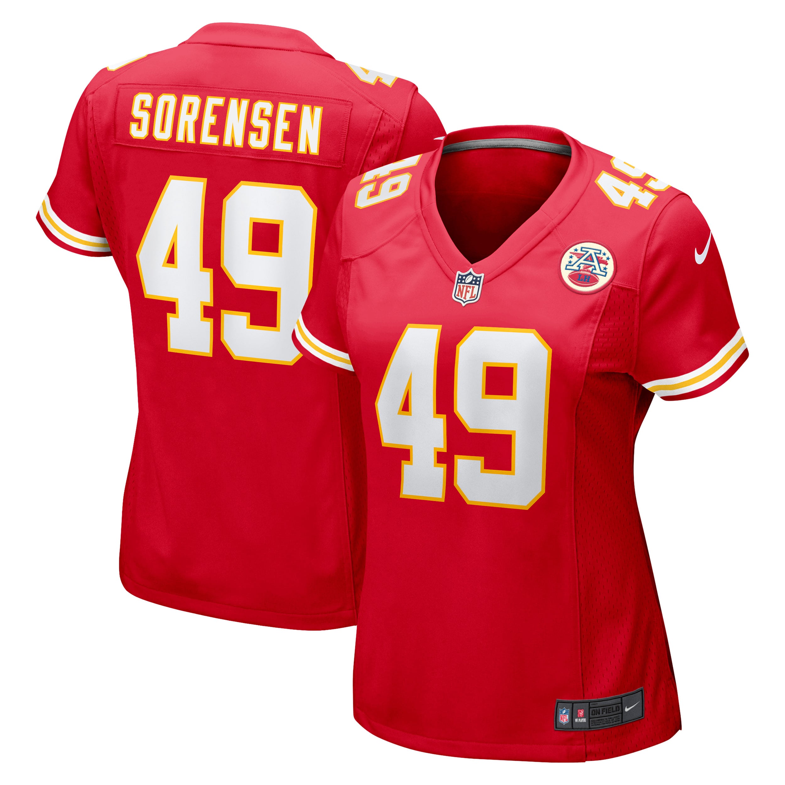 Women's Kansas City Chiefs Daniel Sorensen Nike Red Game Jersey