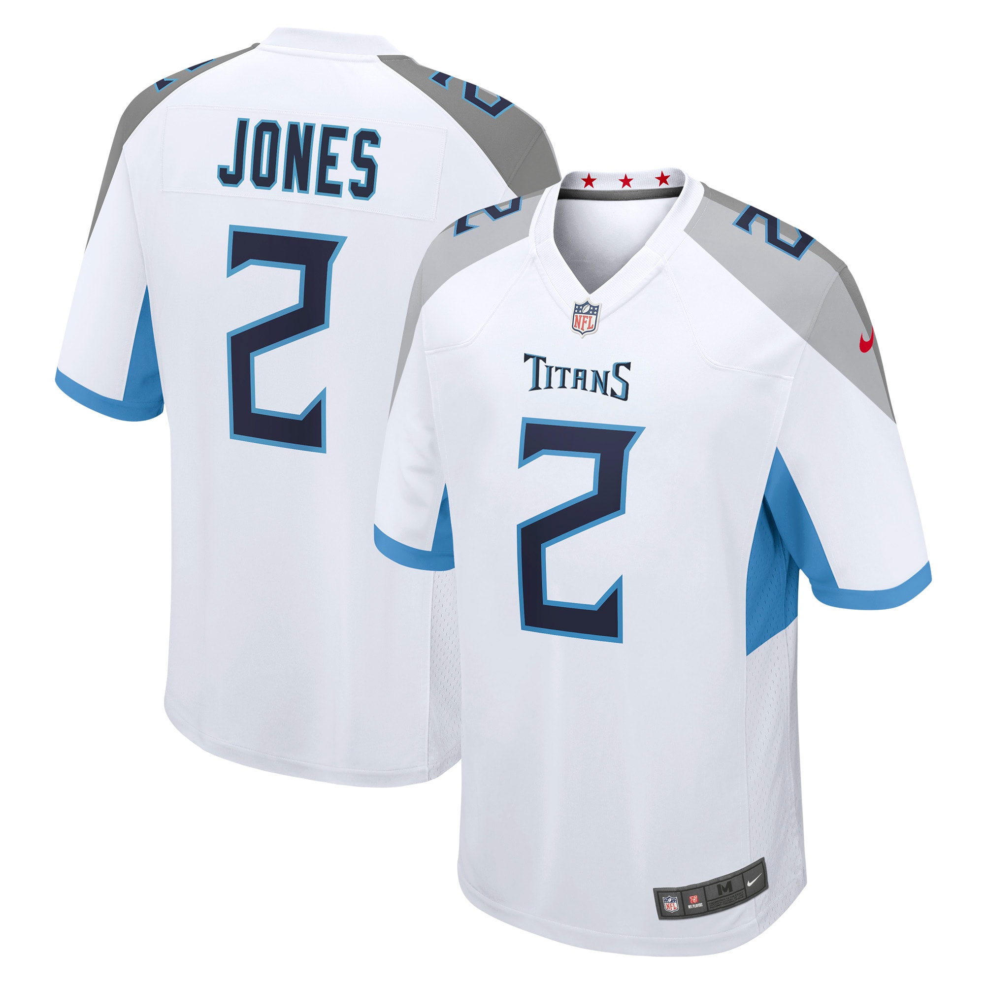 Men's Tennessee Titans Julio Jones Nike White Player Game Jersey