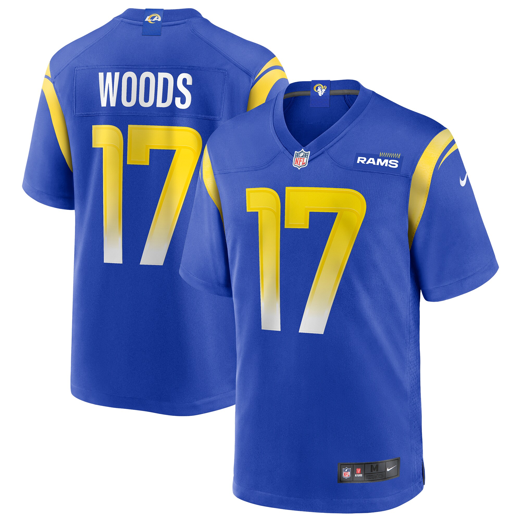 Men's Los Angeles Rams Robert Woods Nike Royal Game Player Jersey
