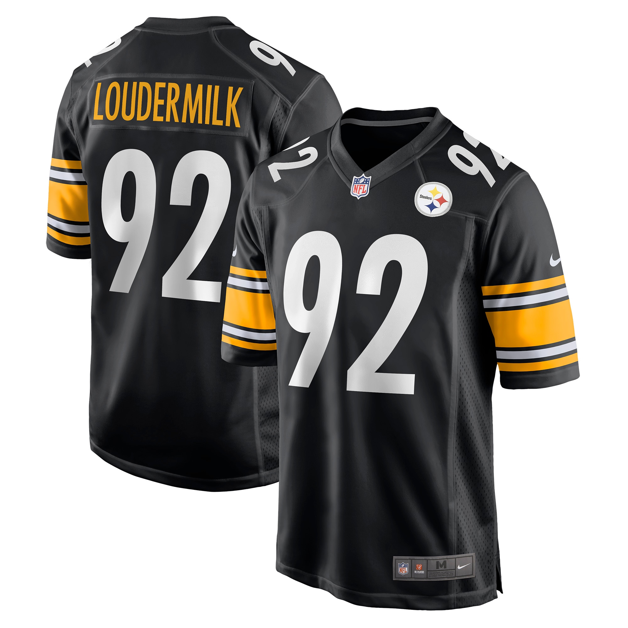 Men's Pittsburgh Steelers Isaiahh Loudermilk Nike Black Game Jersey