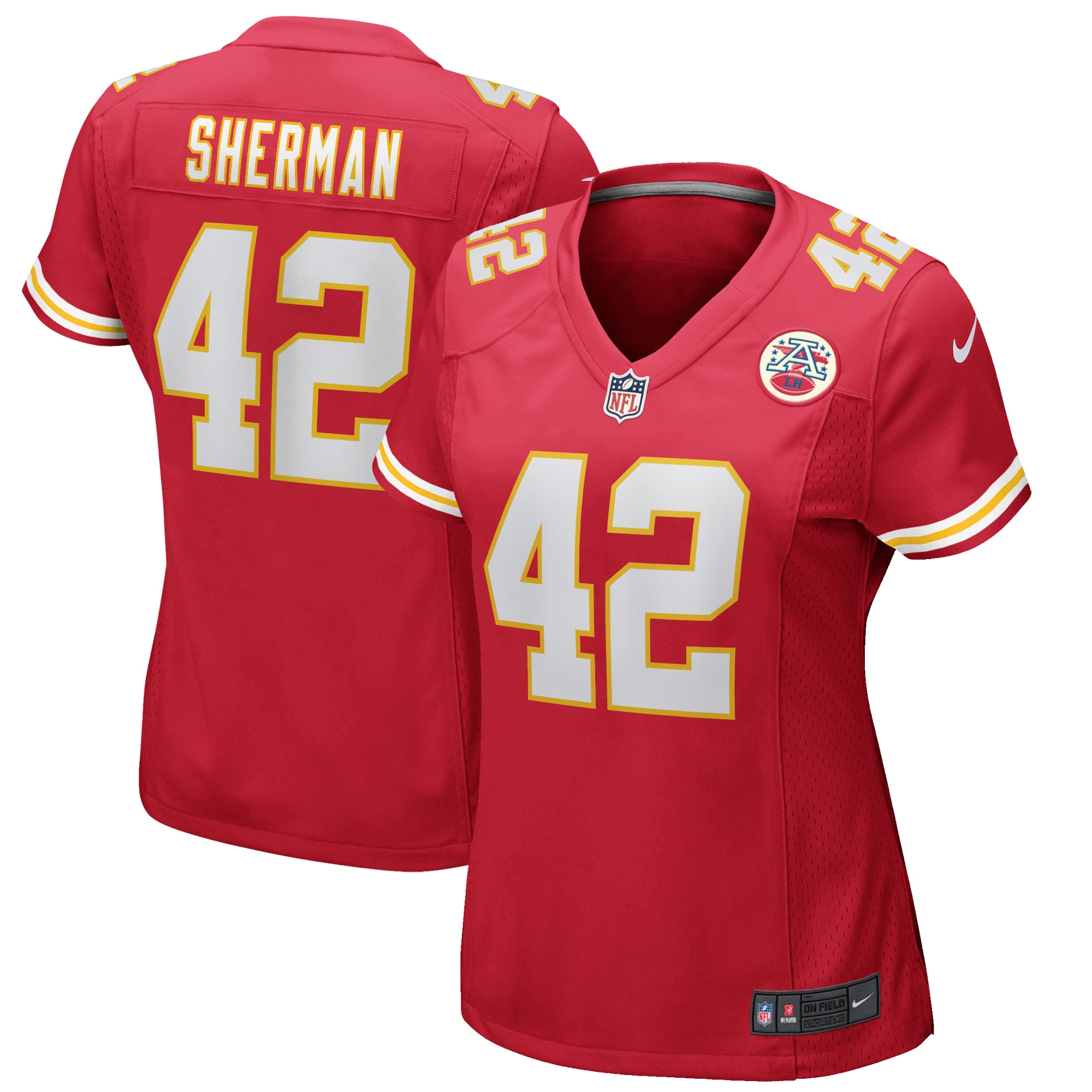 Women's Kansas City Chiefs Anthony Sherman Nike Red Game Jersey