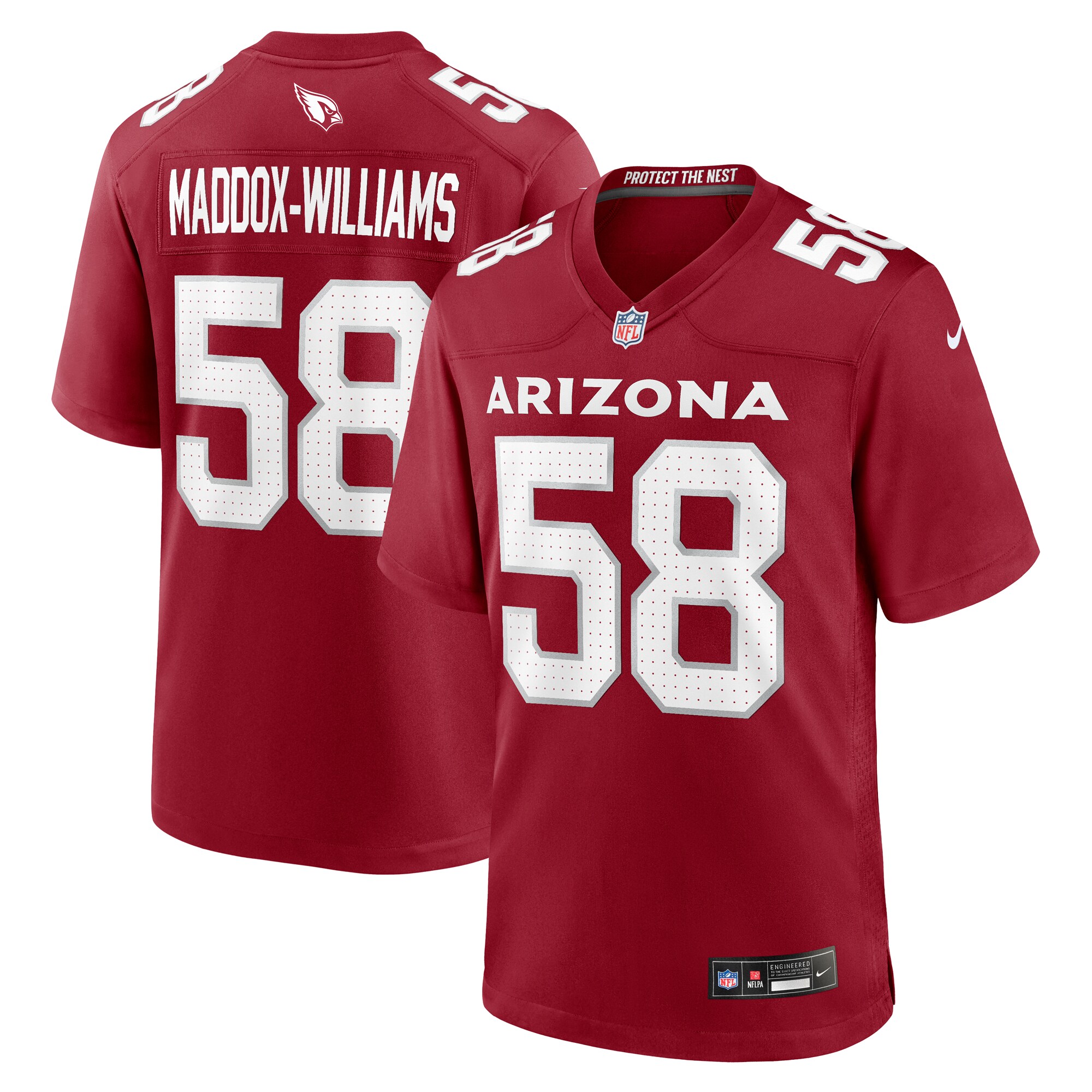 Men's Arizona Cardinals Tyreek Maddox-Williams Nike Cardinal Game Jersey