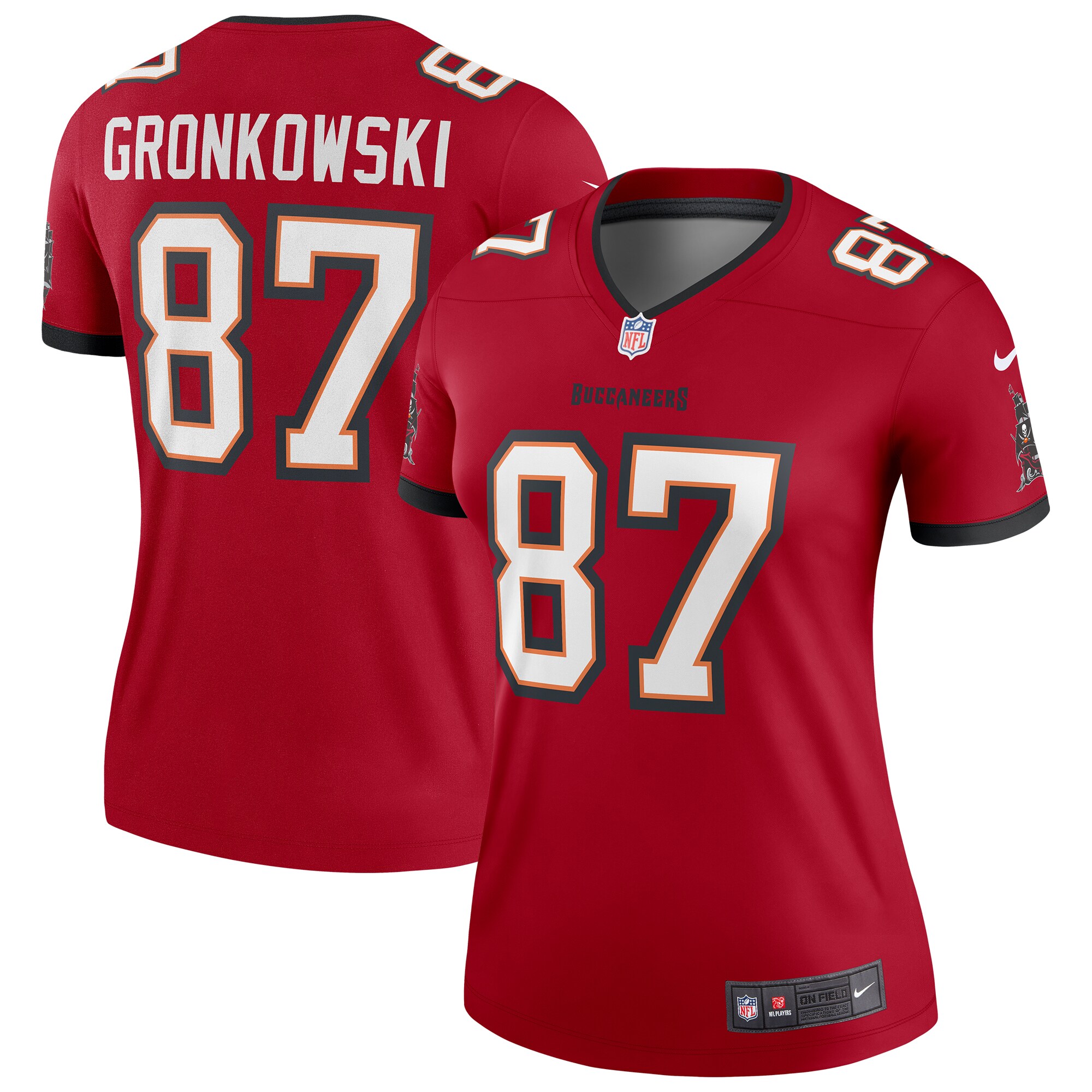 Women's Tampa Bay Buccaneers Rob Gronkowski Nike Red Legend Jersey