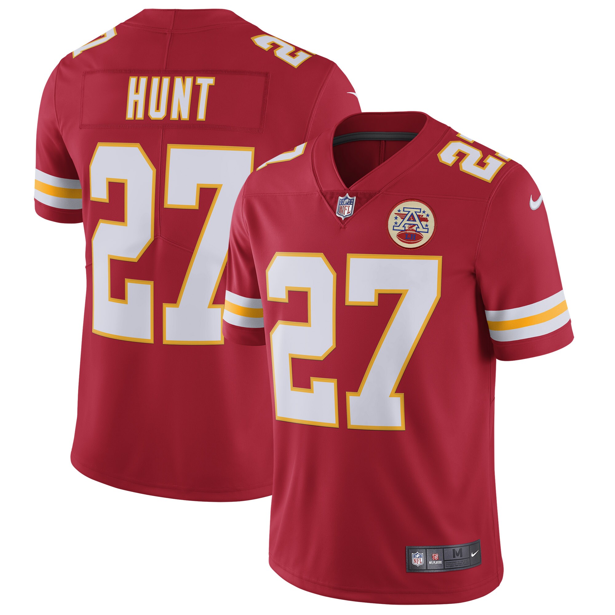 Men's Kansas City Chiefs Kareem Hunt Nike Red Vapor Untouchable Limited Jersey