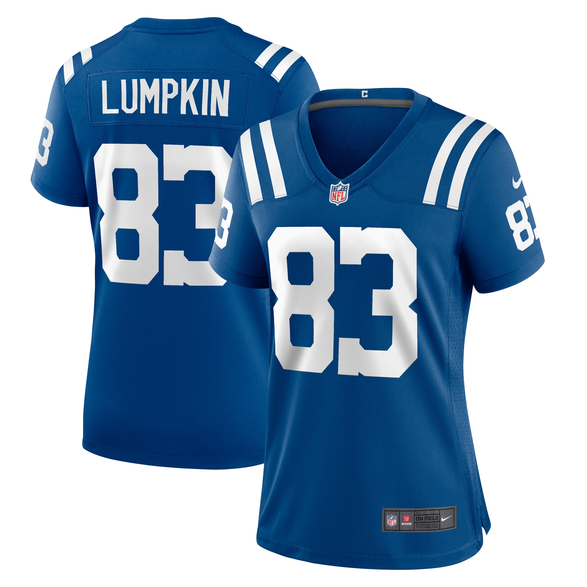 Women's Indianapolis Colts Johnny Lumpkin Nike Royal Team Game Jersey