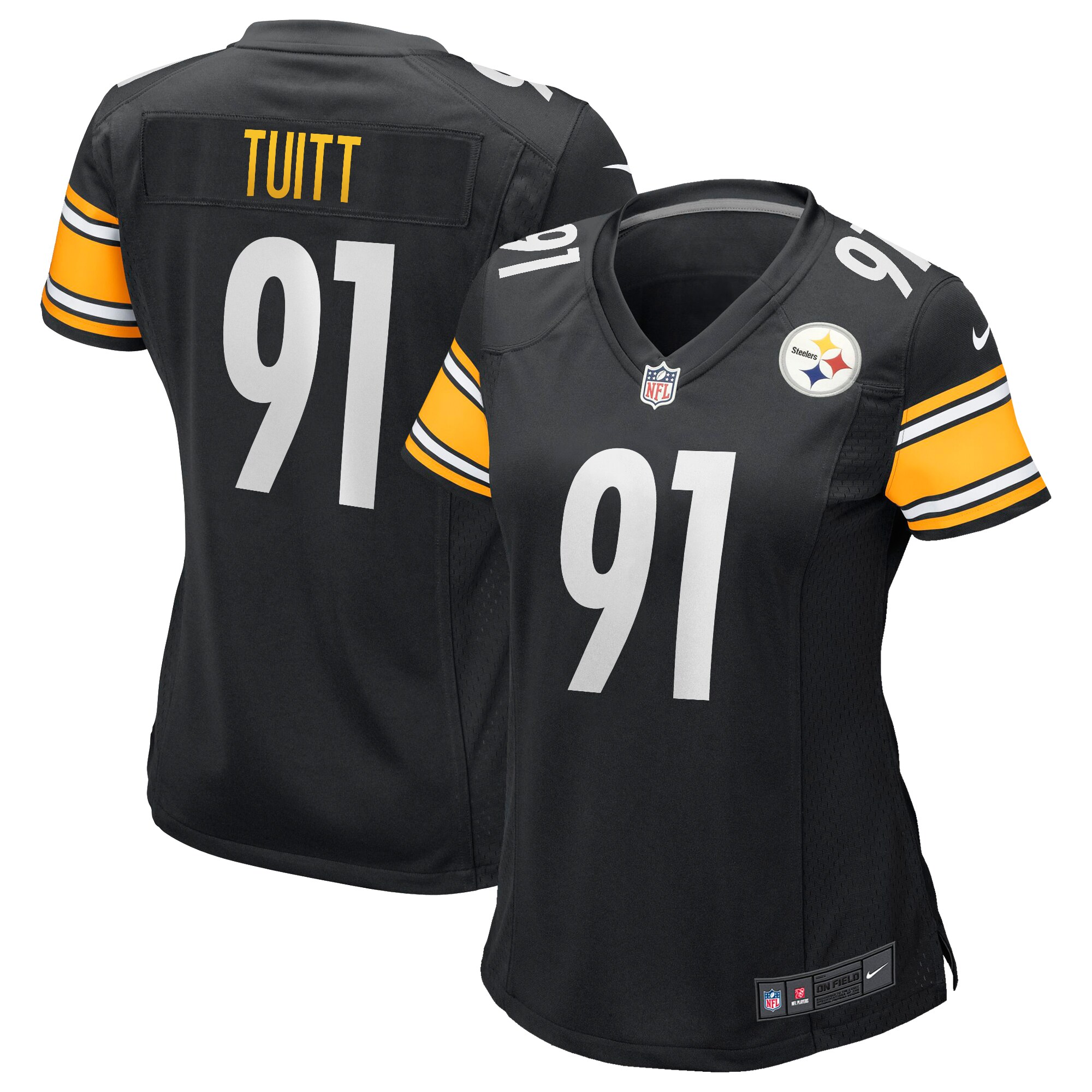 Women's Pittsburgh Steelers Stephon Tuitt Nike Black Game Jersey
