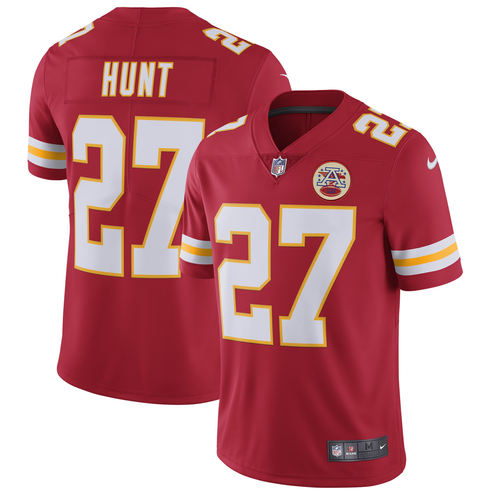 Men's Kansas City Chiefs Kareem Hunt Nike Red Vapor Untouchable Limited Jersey