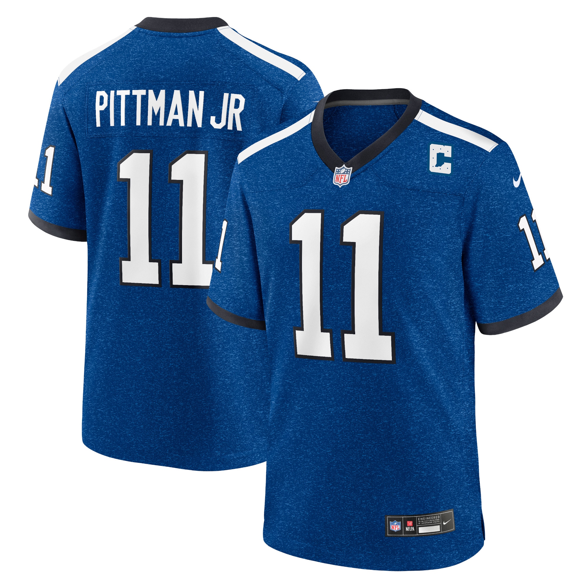 Men's Indianapolis Colts Michael Pittman Jr. Nike Royal Indiana Nights Alternate Game Jersey