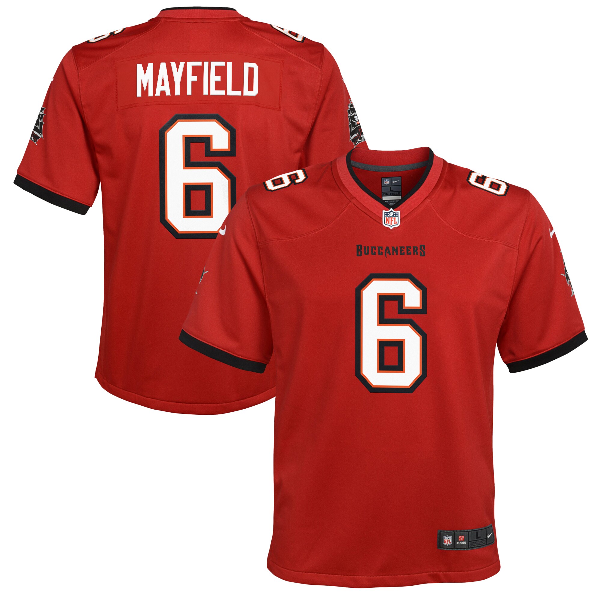 Youth Tampa Bay Buccaneers Baker Mayfield Nike Red Game Jersey