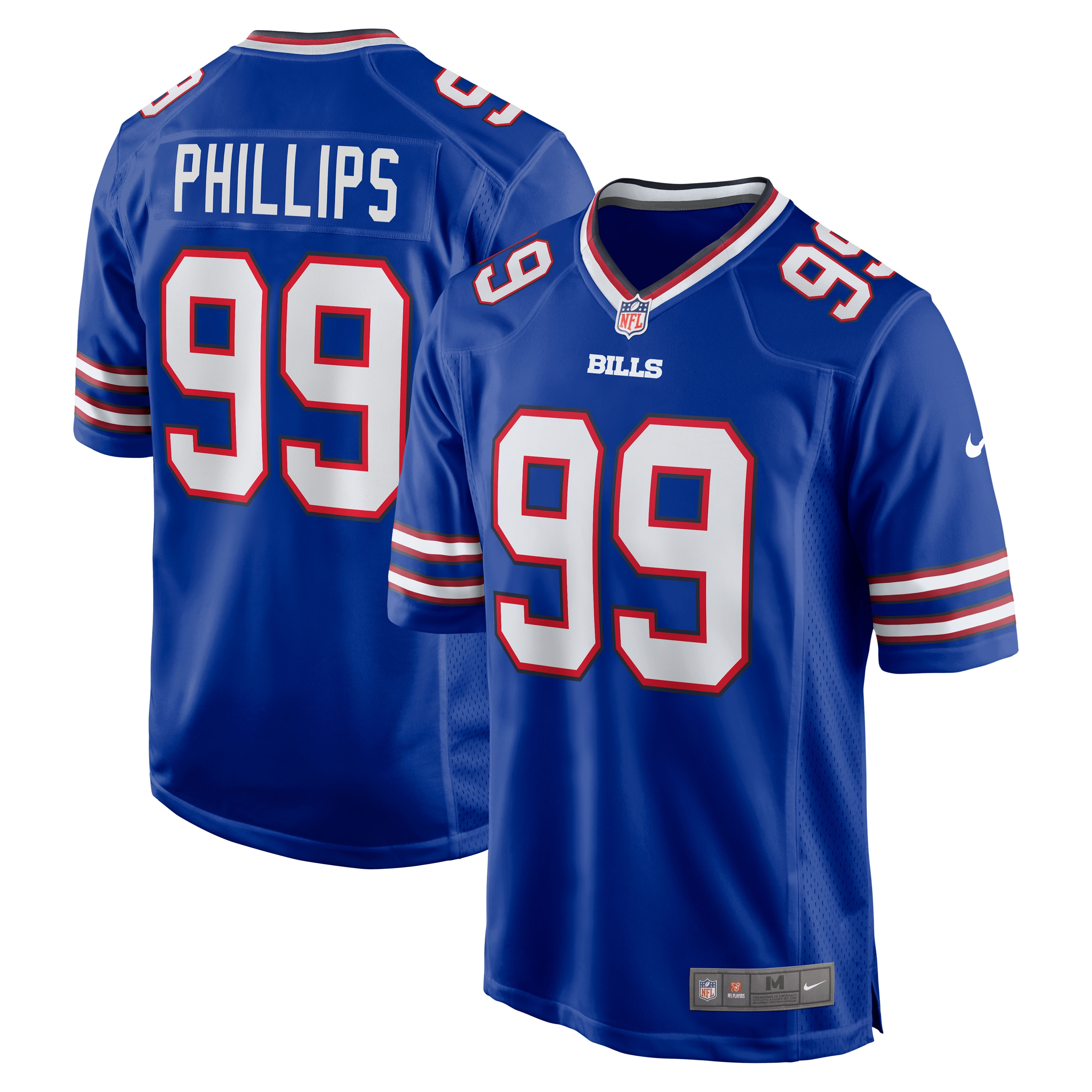 Men's Buffalo Bills Harrison Phillips Nike Royal Game Player Jersey