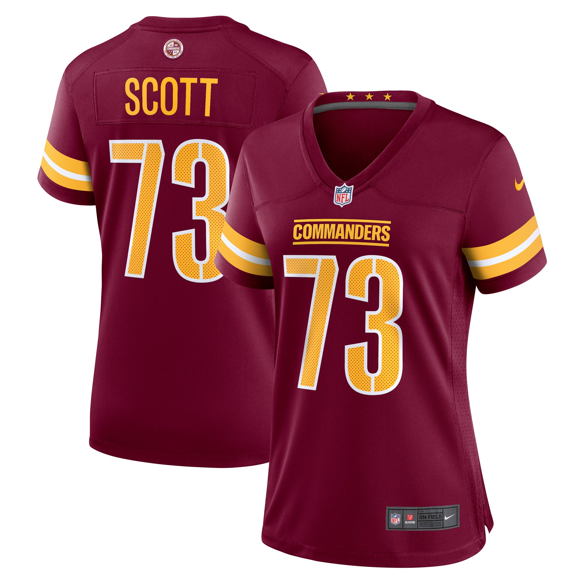 Women's Washington Commanders Trent Scott Nike Burgundy Game Jersey