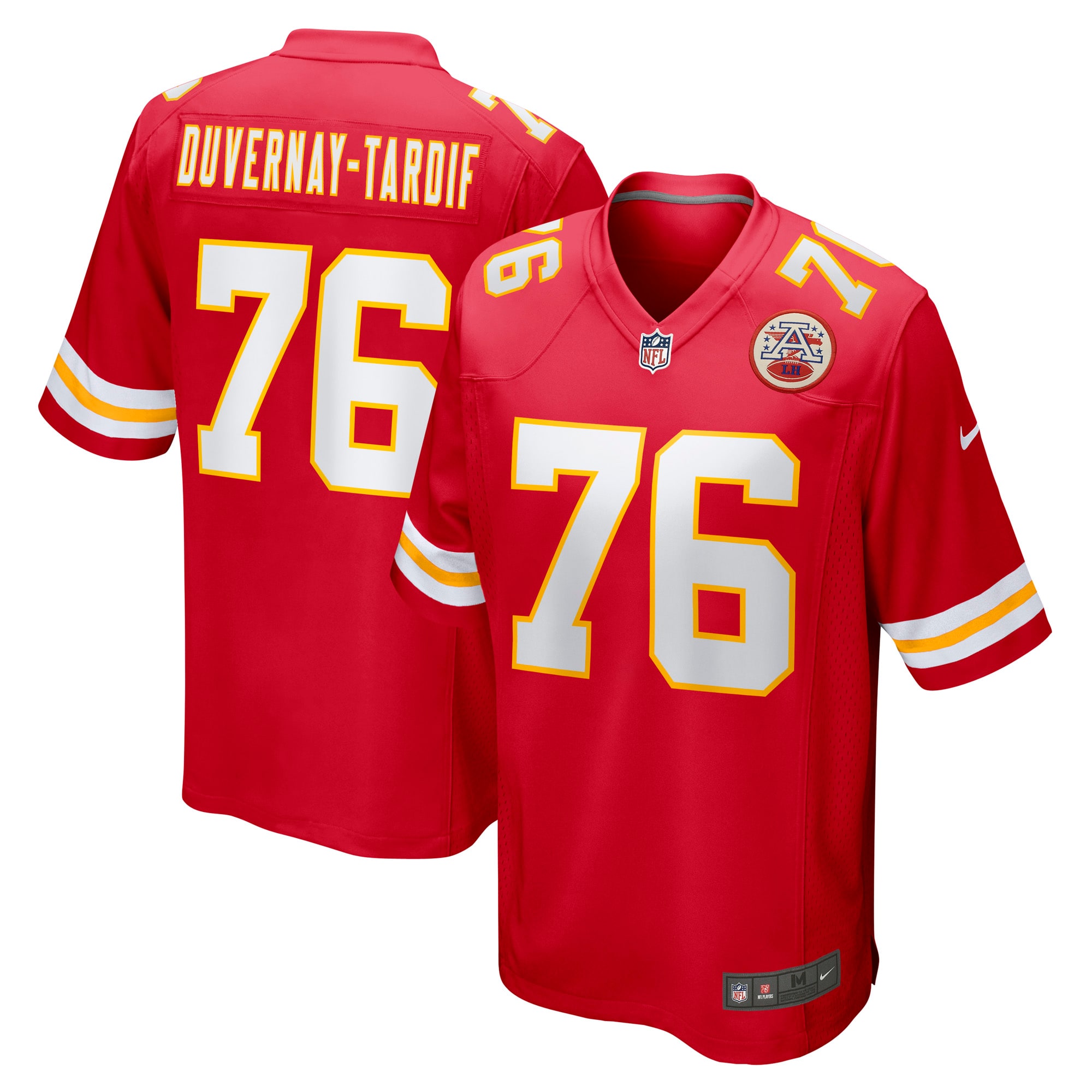 Men's Kansas City Chiefs Laurent Duvernay-Tardif Nike Red Game Player Jersey