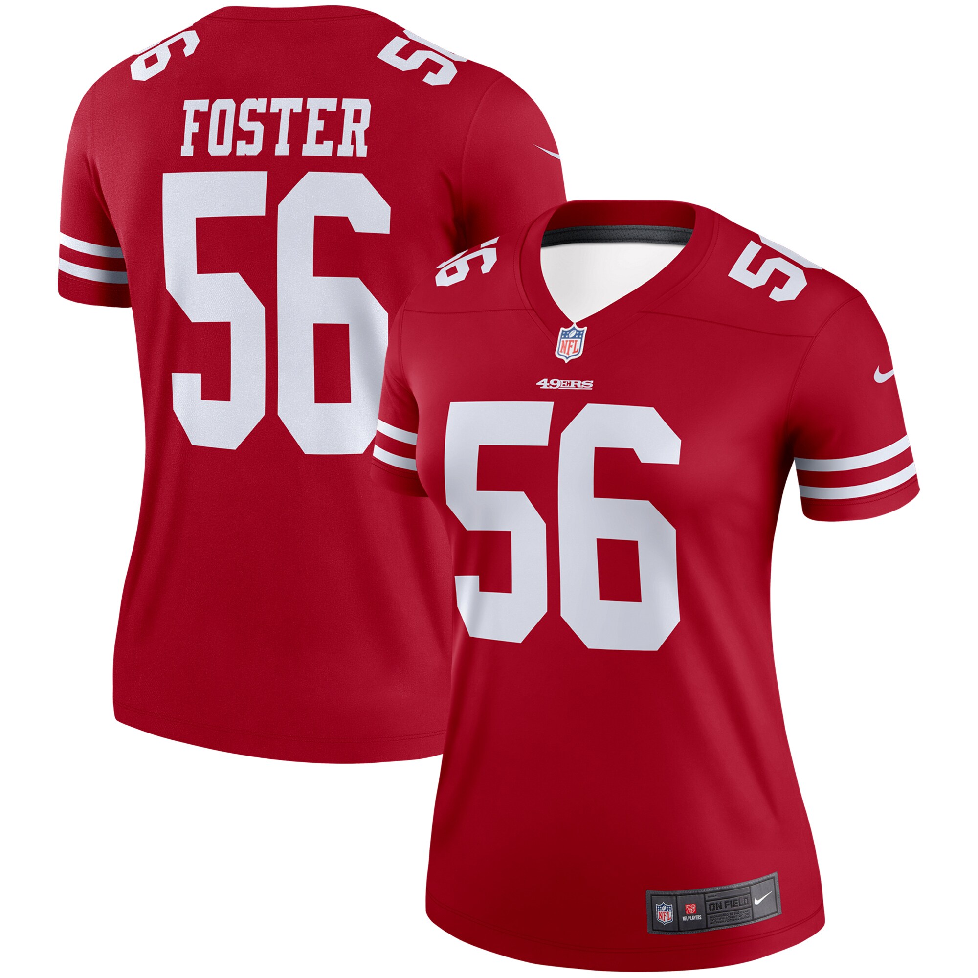 Women's San Francisco 49ers Reuben Foster Nike Scarlet Legend Jersey