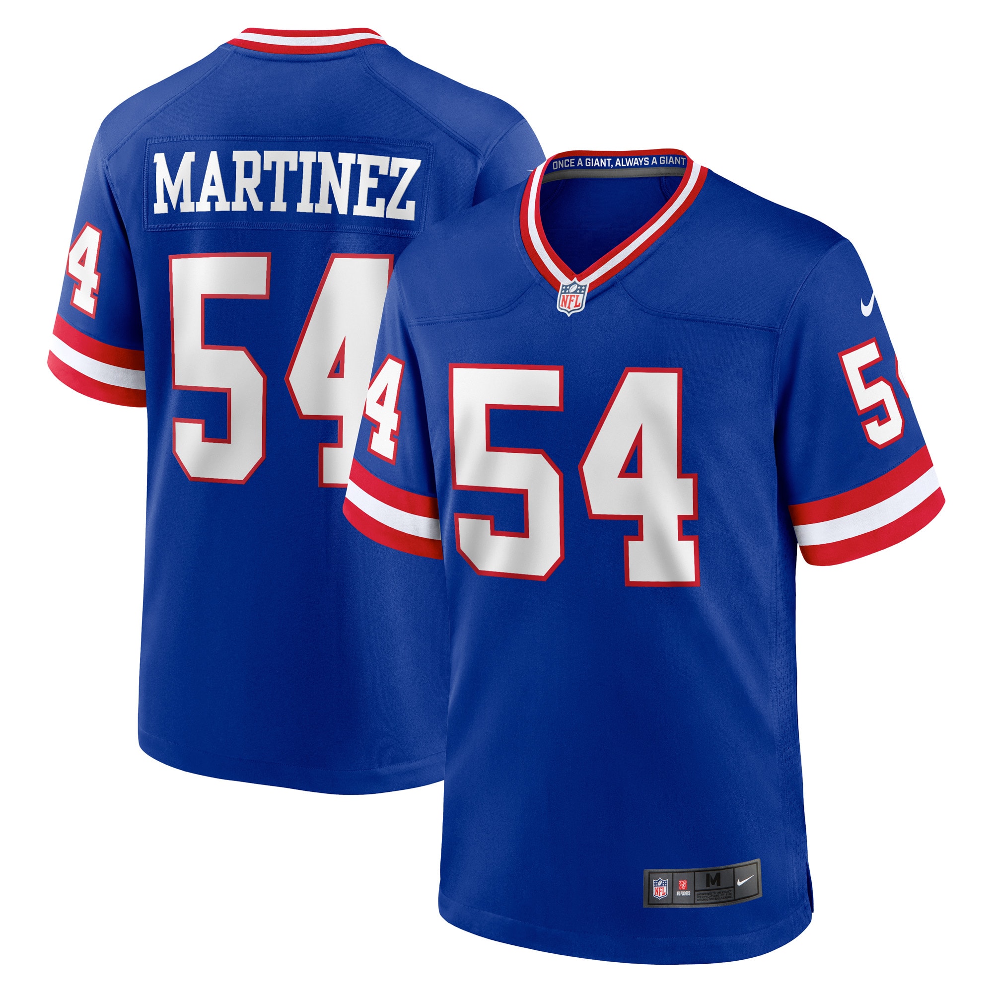 Men's New York Giants Blake Martinez Nike Royal Classic Player Game Jersey