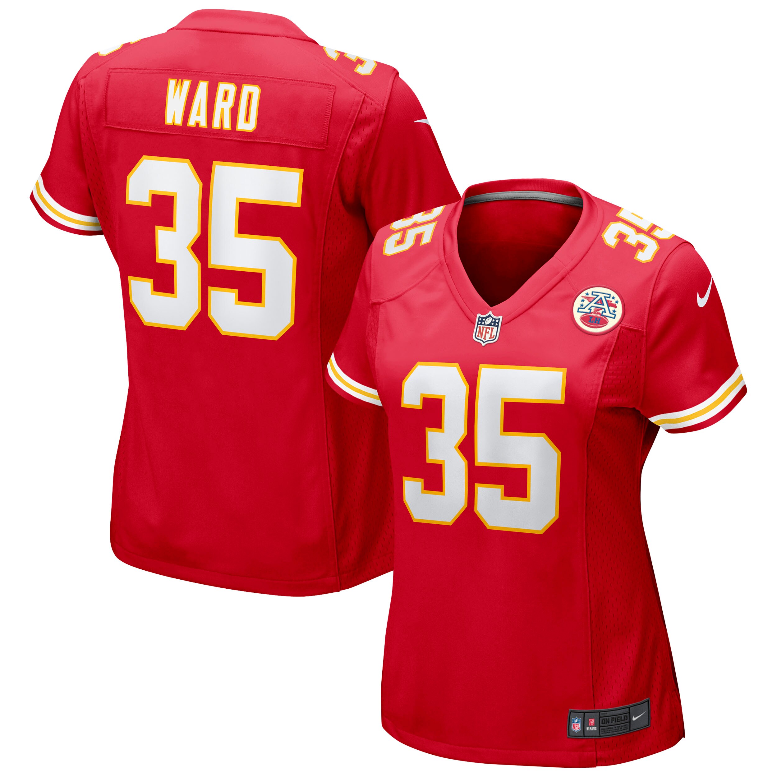 Women's Kansas City Chiefs Charvarius Ward Nike Red Game Jersey