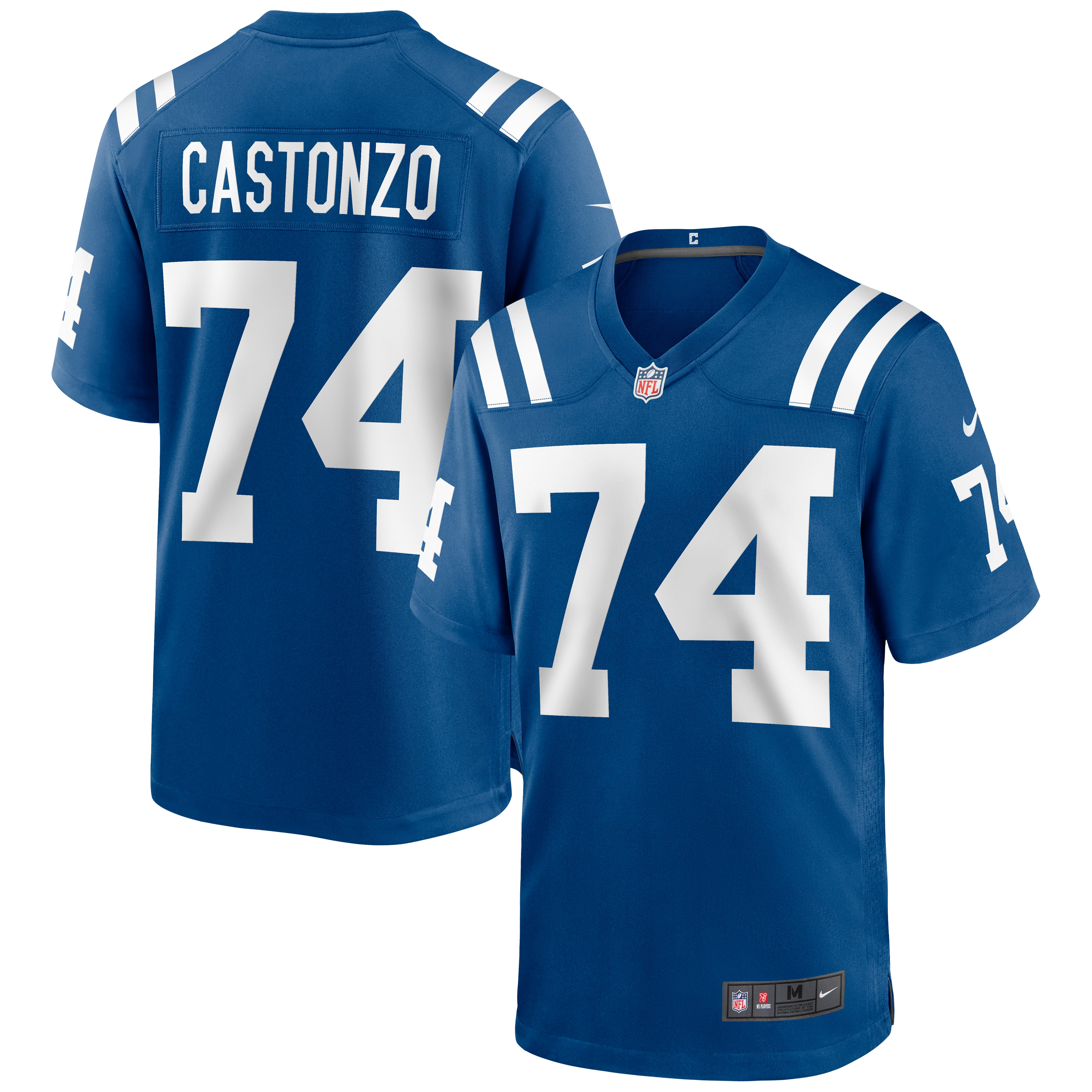 Men's Indianapolis Colts Anthony Castonzo Nike Royal Game Jersey