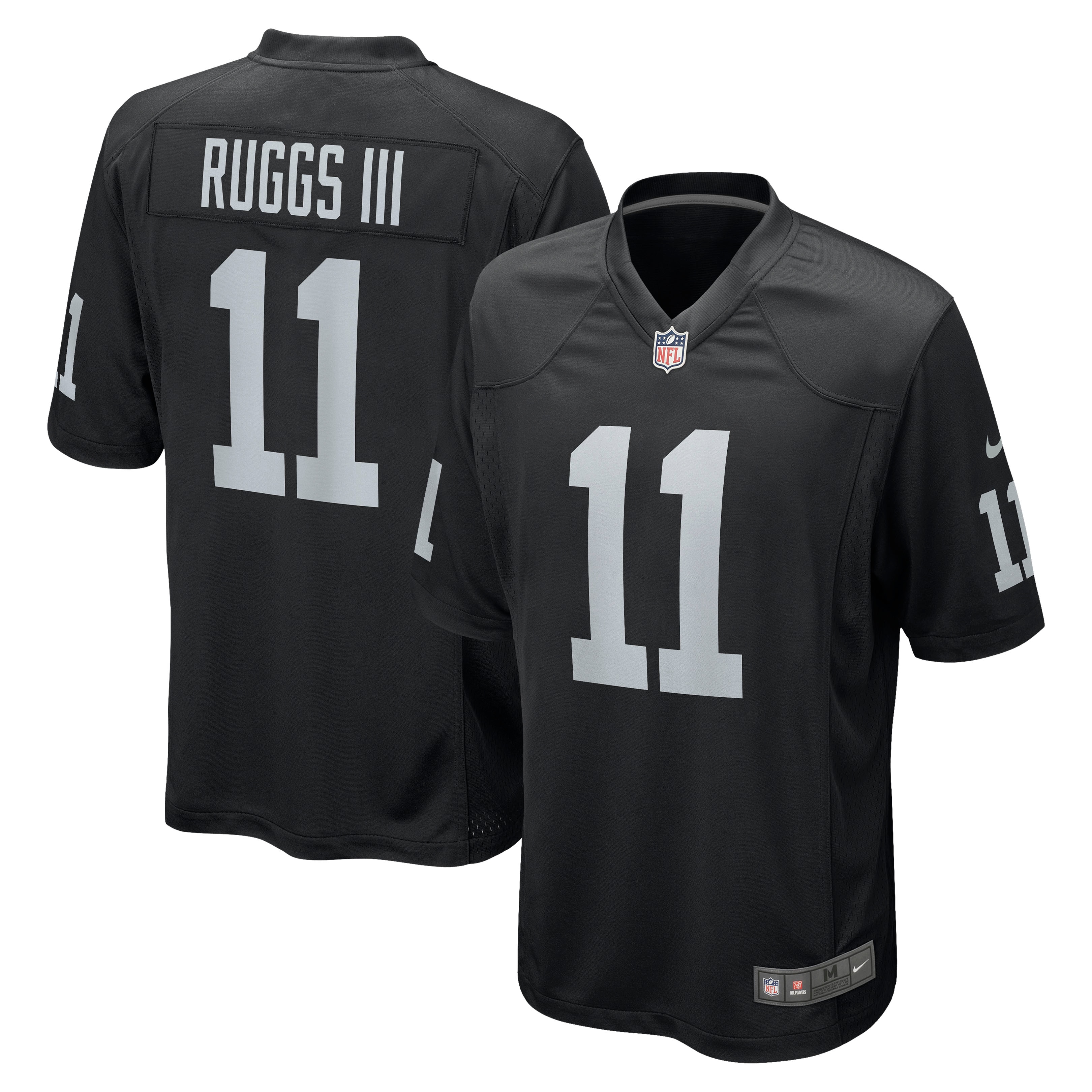 Men's Las Vegas Raiders Henry Ruggs III Nike Black Player Game Jersey