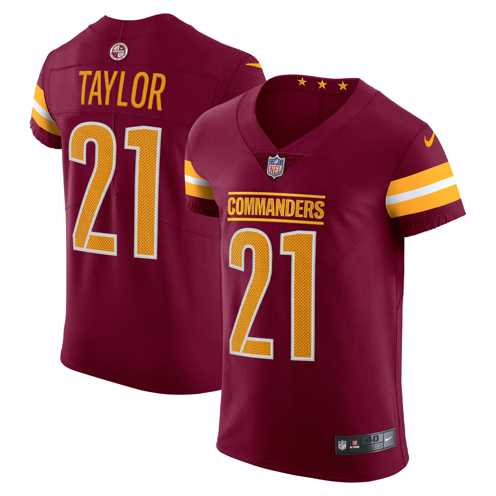 Men's Washington Commanders Sean Taylor Nike Burgundy Vapor Elite Retired Player Jersey