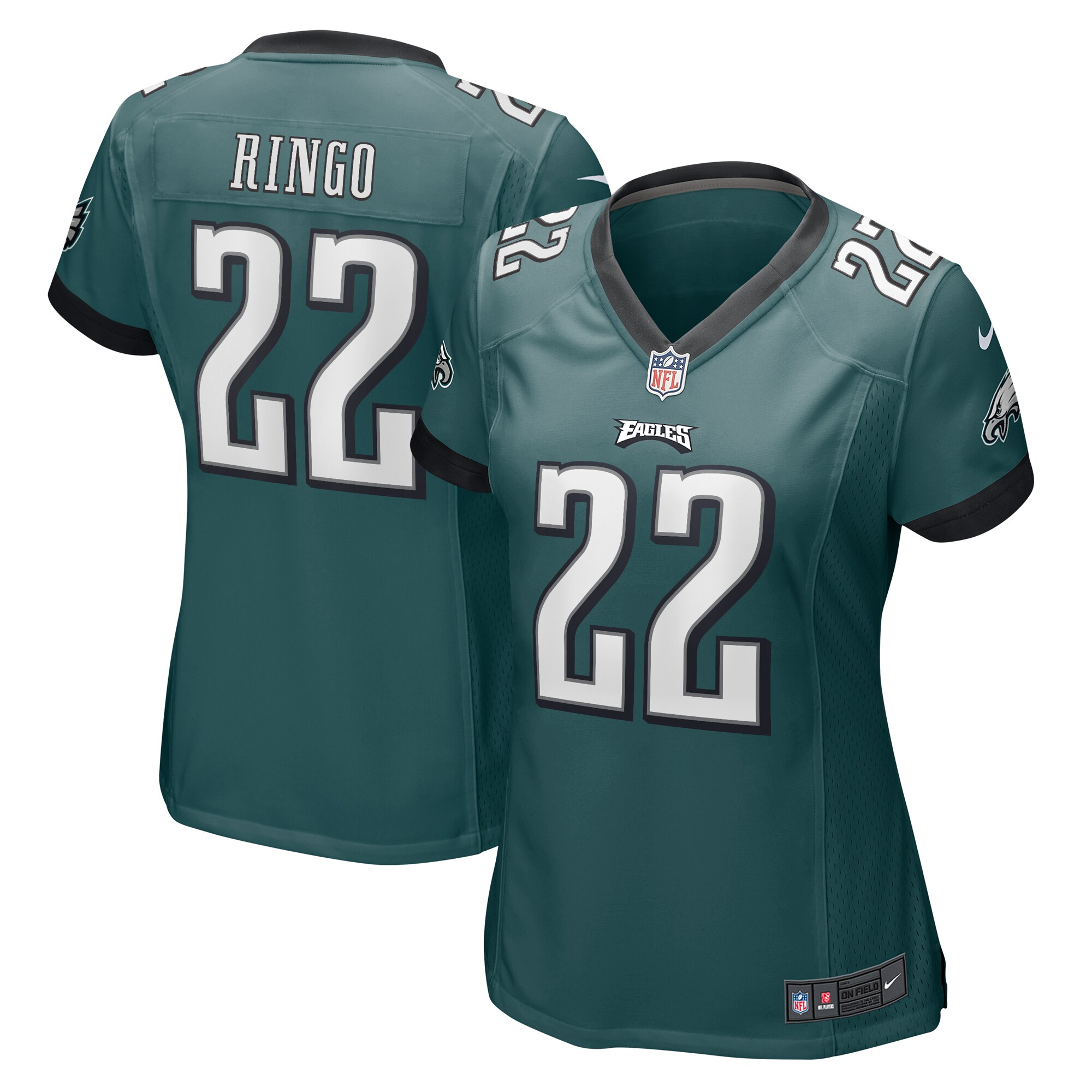 Women's Philadelphia Eagles Kelee Ringo Nike Midnight Green Team Game Jersey