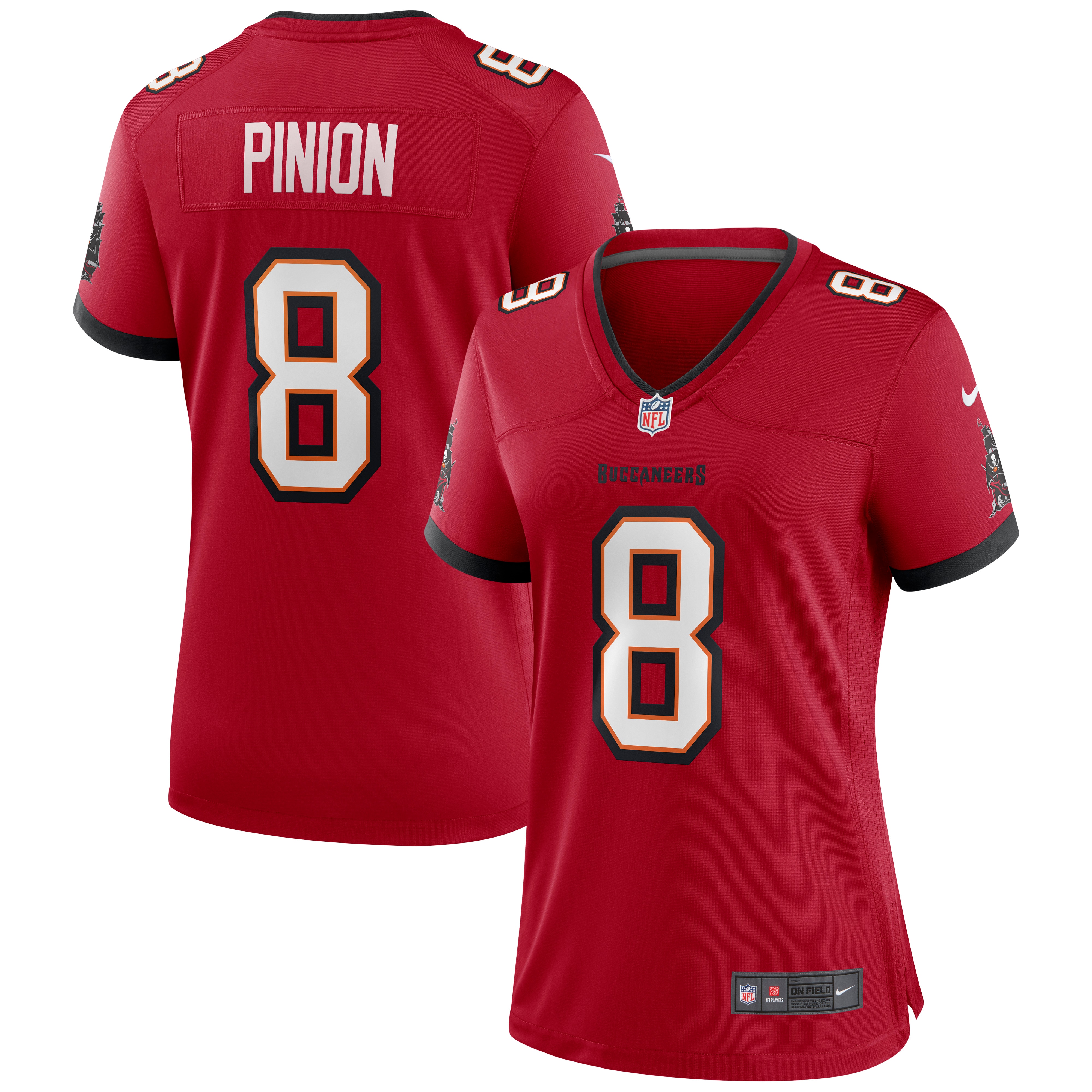 Women's Tampa Bay Buccaneers Bradley Pinion Nike Red Game Jersey