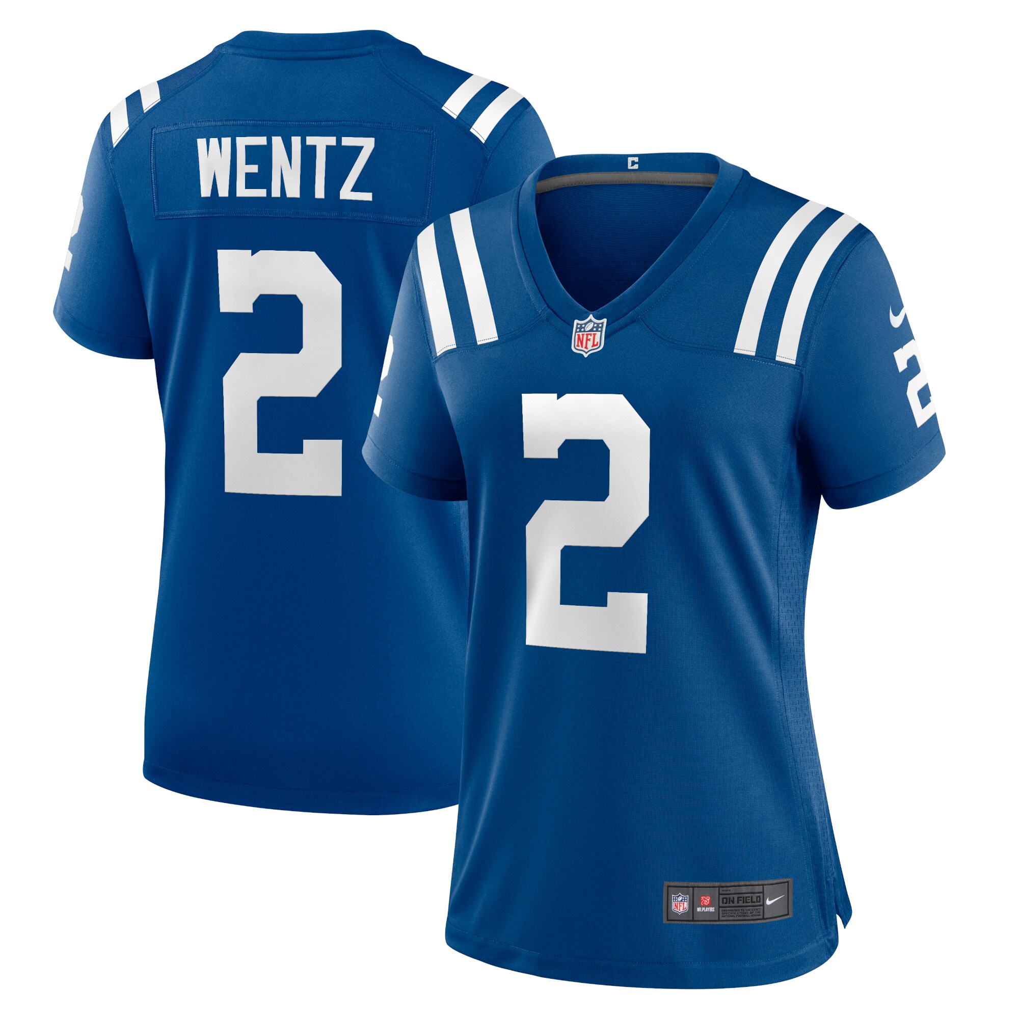 Women's Indianapolis Colts Carson Wentz Nike Royal Player Game Jersey