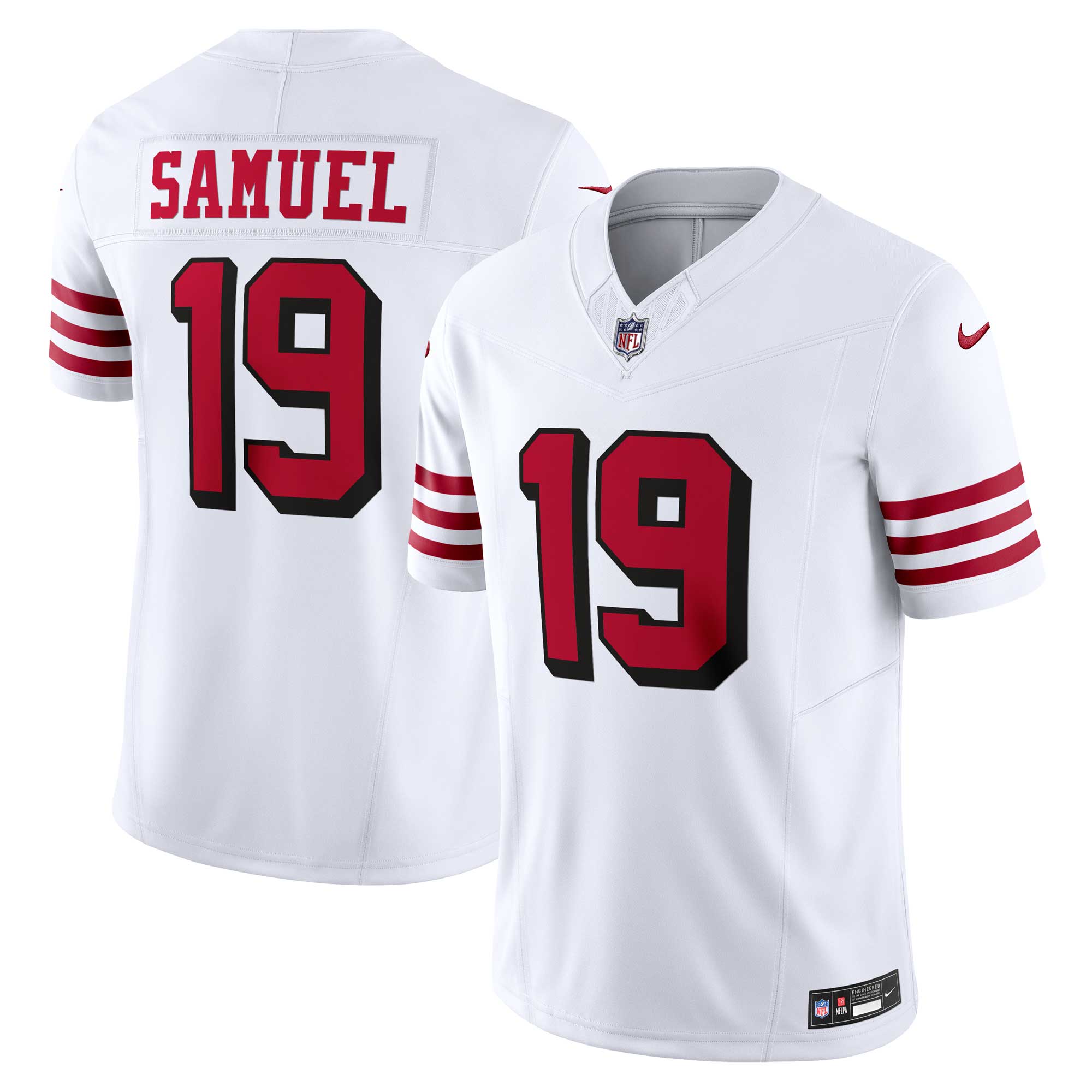 Men's San Francisco 49ers Deebo Samuel Nike White Vapor F.U.S.E. Limited Jersey