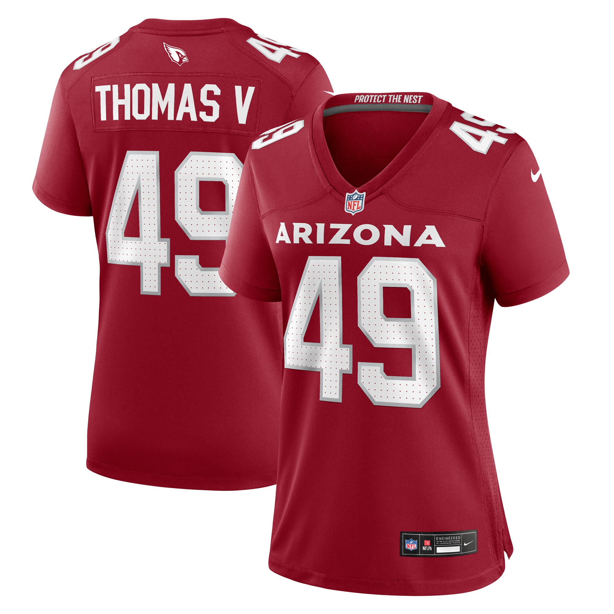 Women's Arizona Cardinals Starling Thomas V Nike Cardinal Team Game Jersey