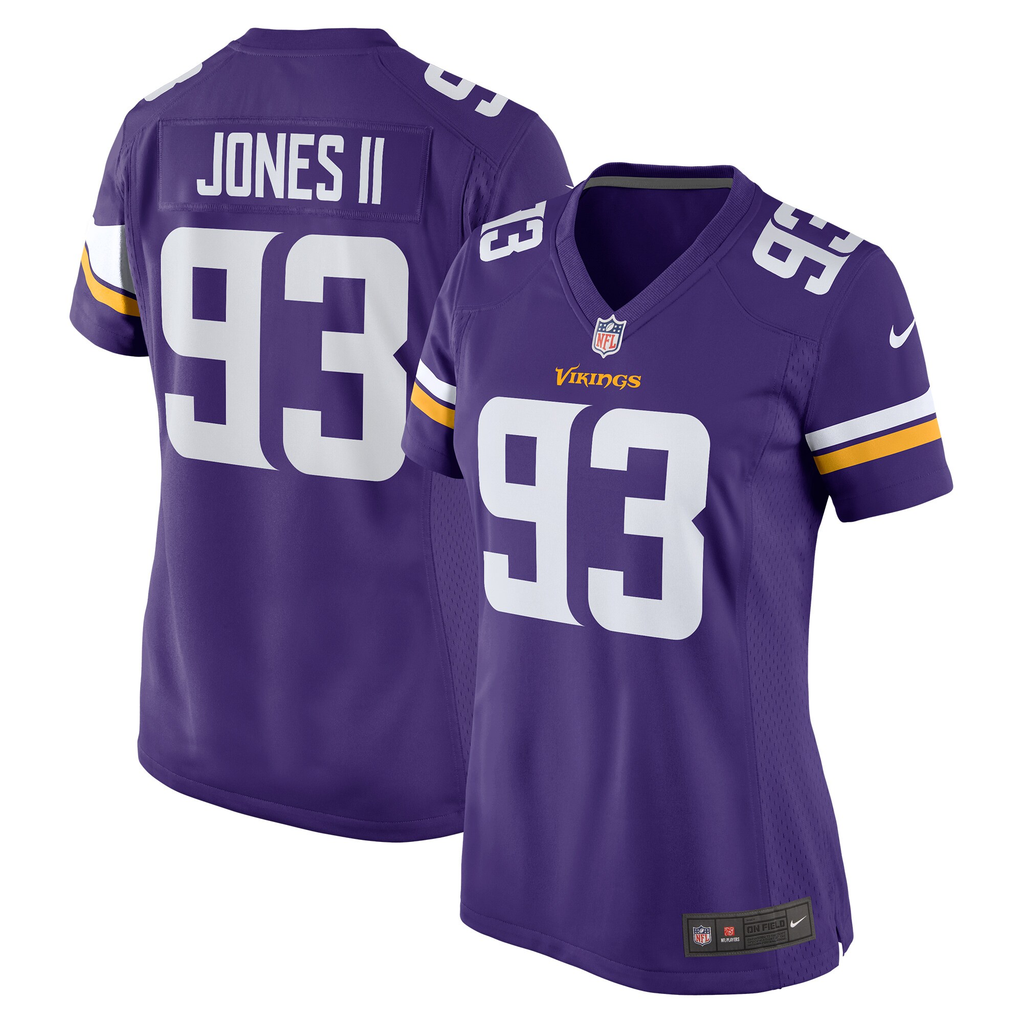 Women's Minnesota Vikings Patrick Jones II Nike Purple Game Jersey