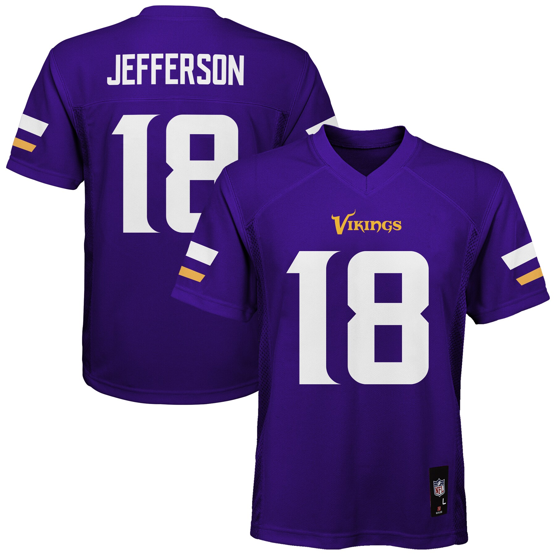 Youth Minnesota Vikings Justin Jefferson Nike Purple Game Jersey