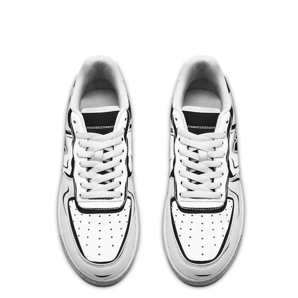 Oakland Raiders Sneakers Custom Shoes For Fan