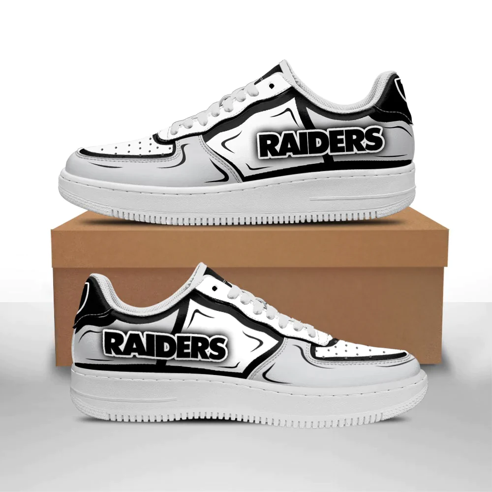 Oakland Raiders Sneakers Custom Shoes For Fan