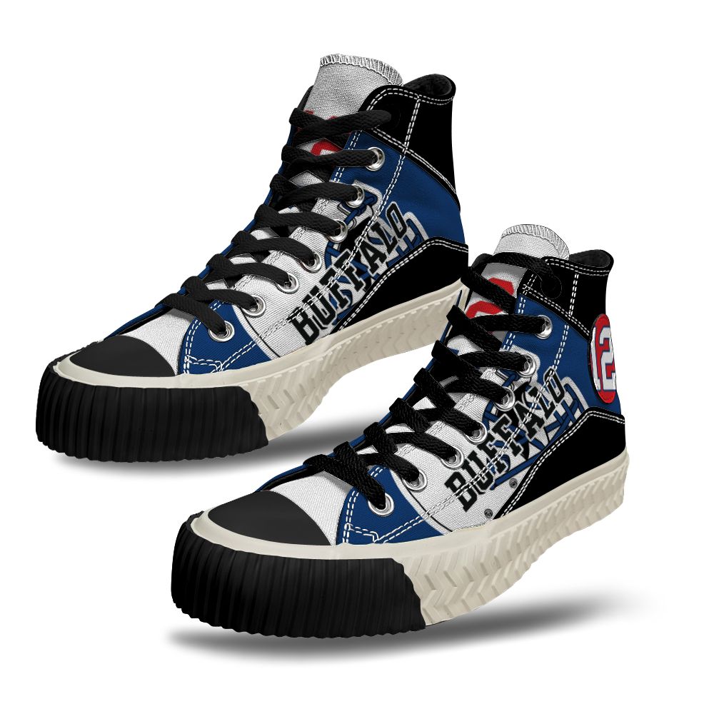 Buffalo Bills High Top Canvas Shoes 3