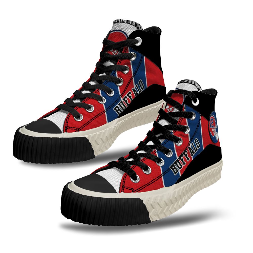 Buffalo Bills High Top Canvas Shoes 5