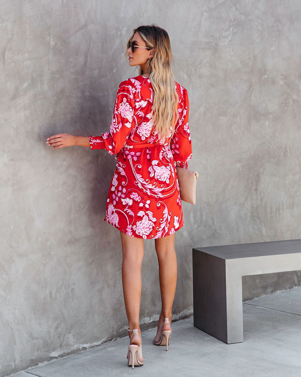 Drew Printed Button Down Shirt Dress - SALE