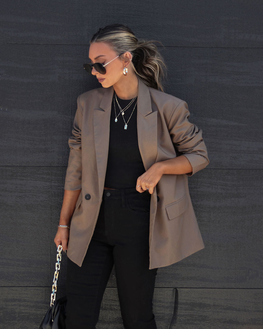 Daily Mail Pocketed Blazer - Mocha