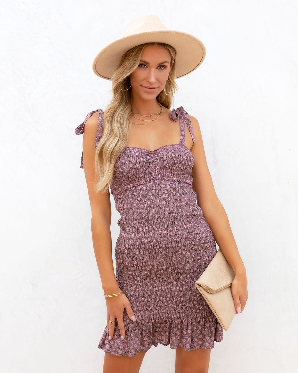 Nantucket Summer Printed Smocked Mini Dress - FINAL SALE