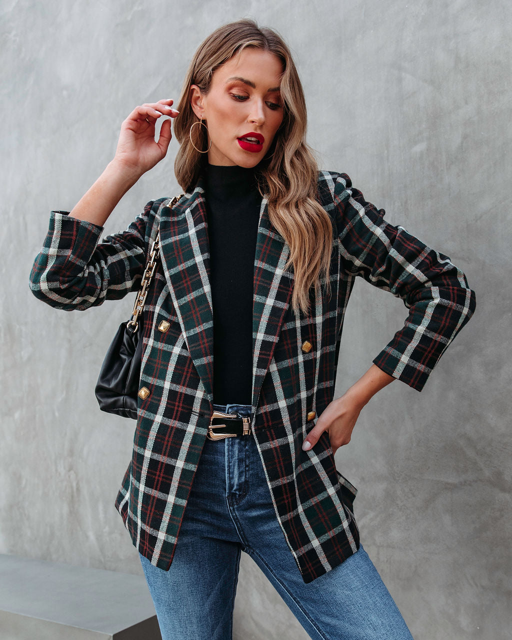 Ivy League Plaid Blazer