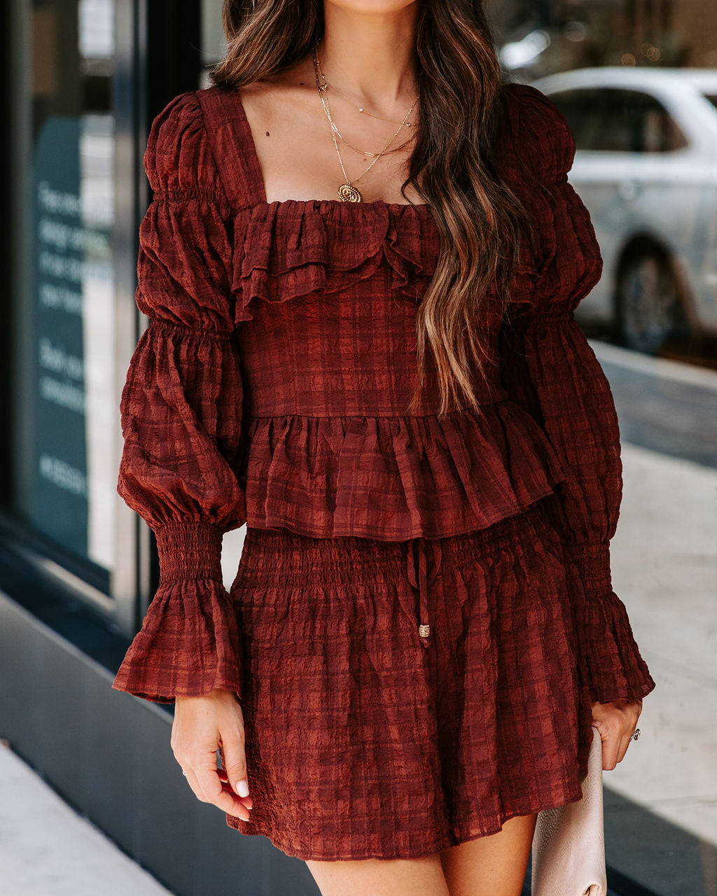 Picking Pinecones Textured Top - SALE