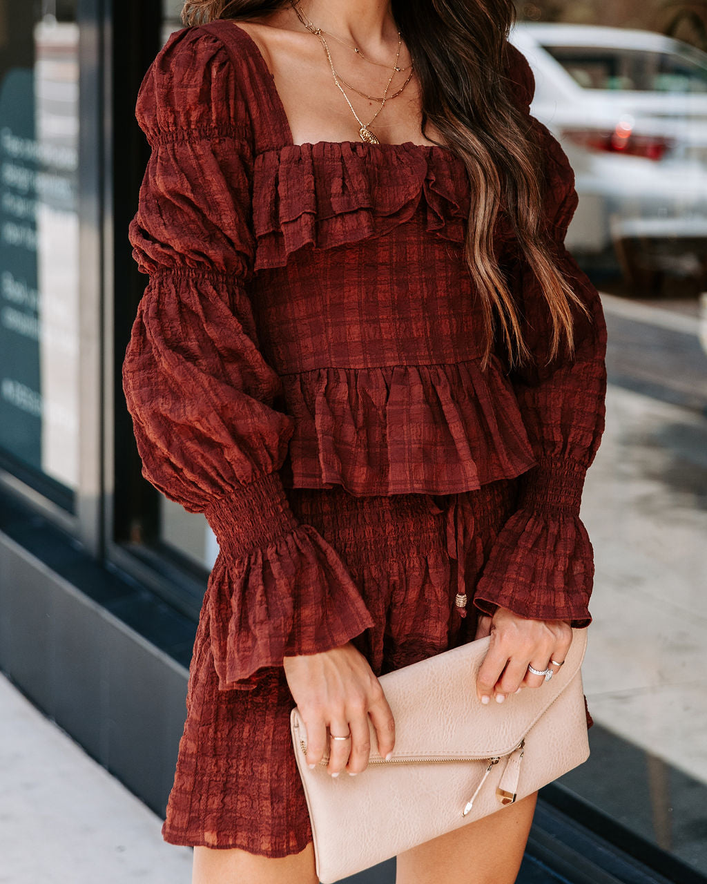 Picking Pinecones Textured Top - SALE