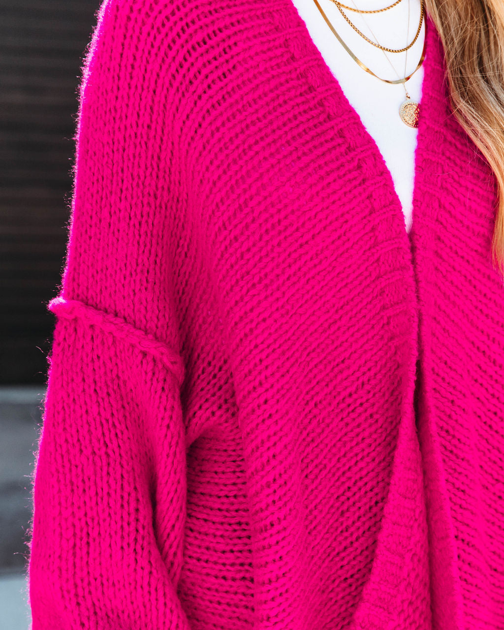 Alessi Knit Cardigan - Hot Pink
