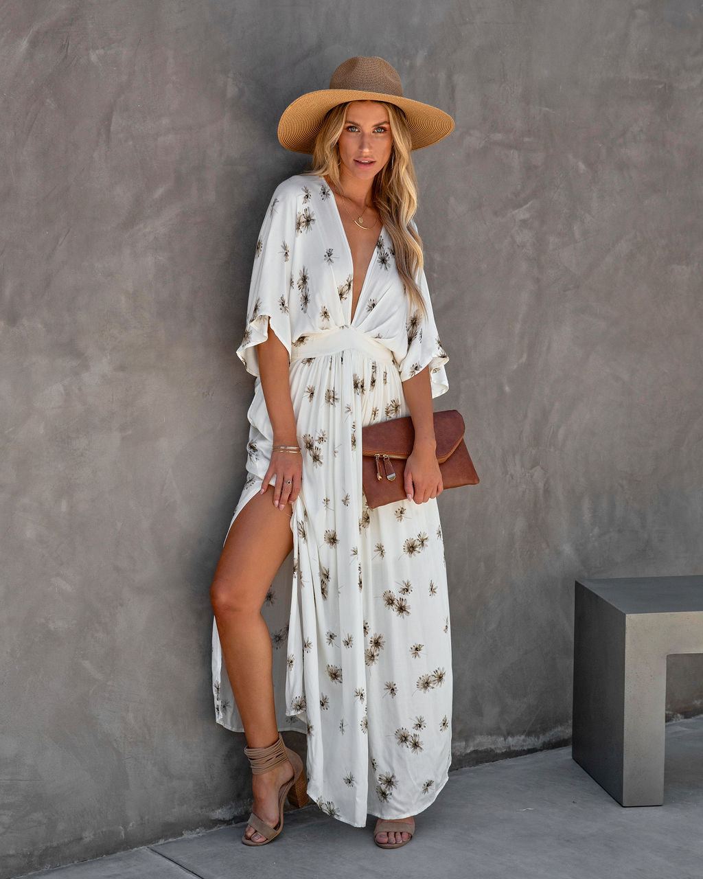 Memorable Summer Floral Pocketed Maxi Dress - FINAL SALE