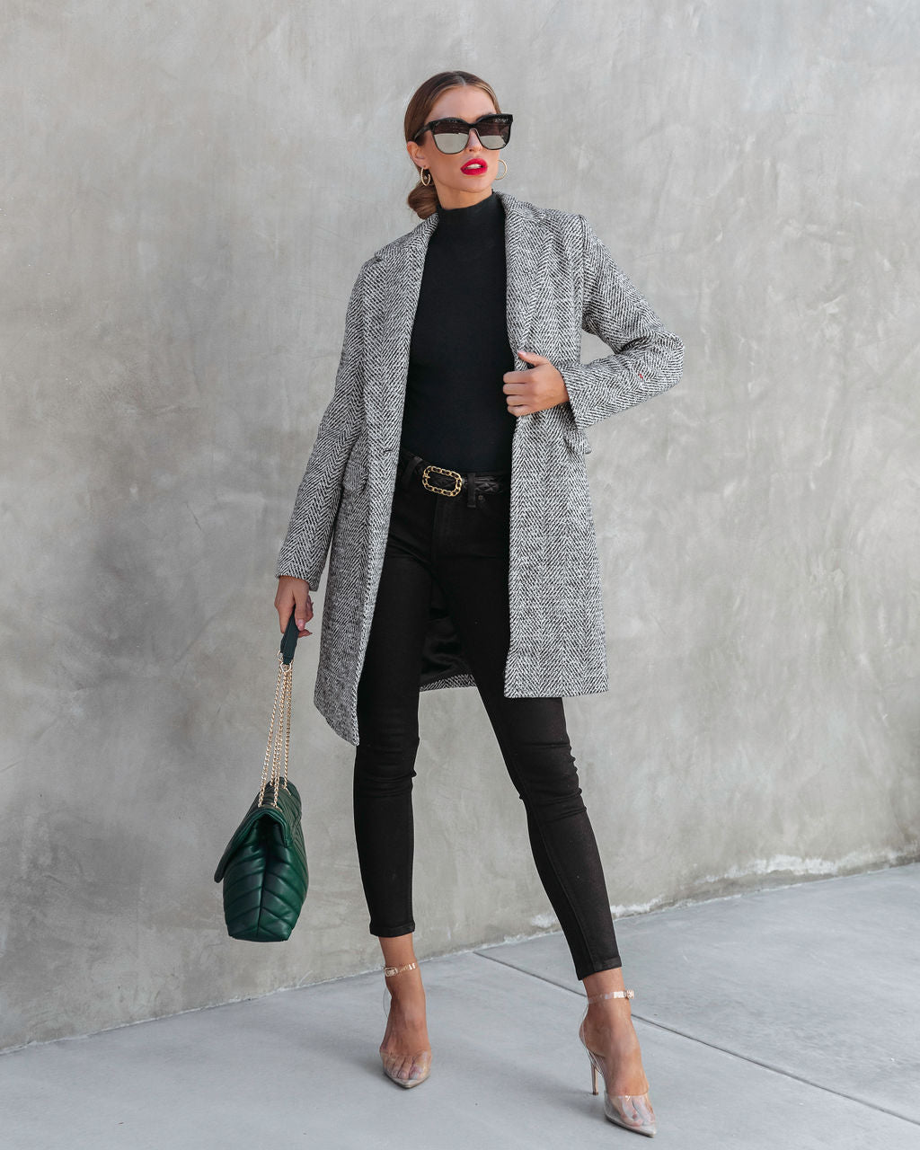 Work It Girl Pocketed Coat