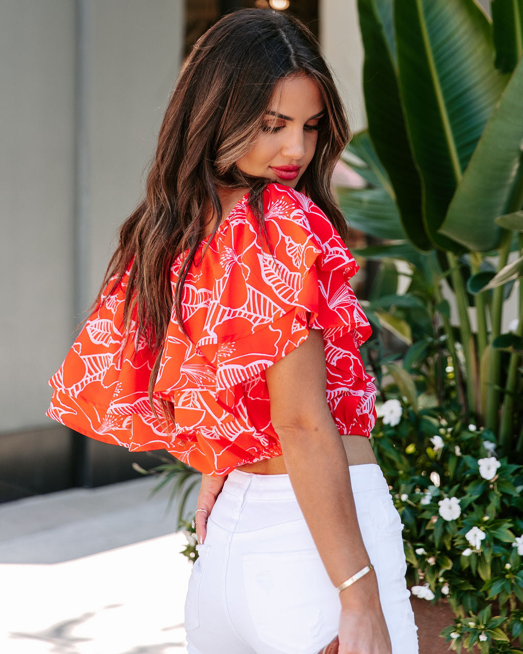 Island Luxe Floral Off The Shoulder Top - FINAL SALE