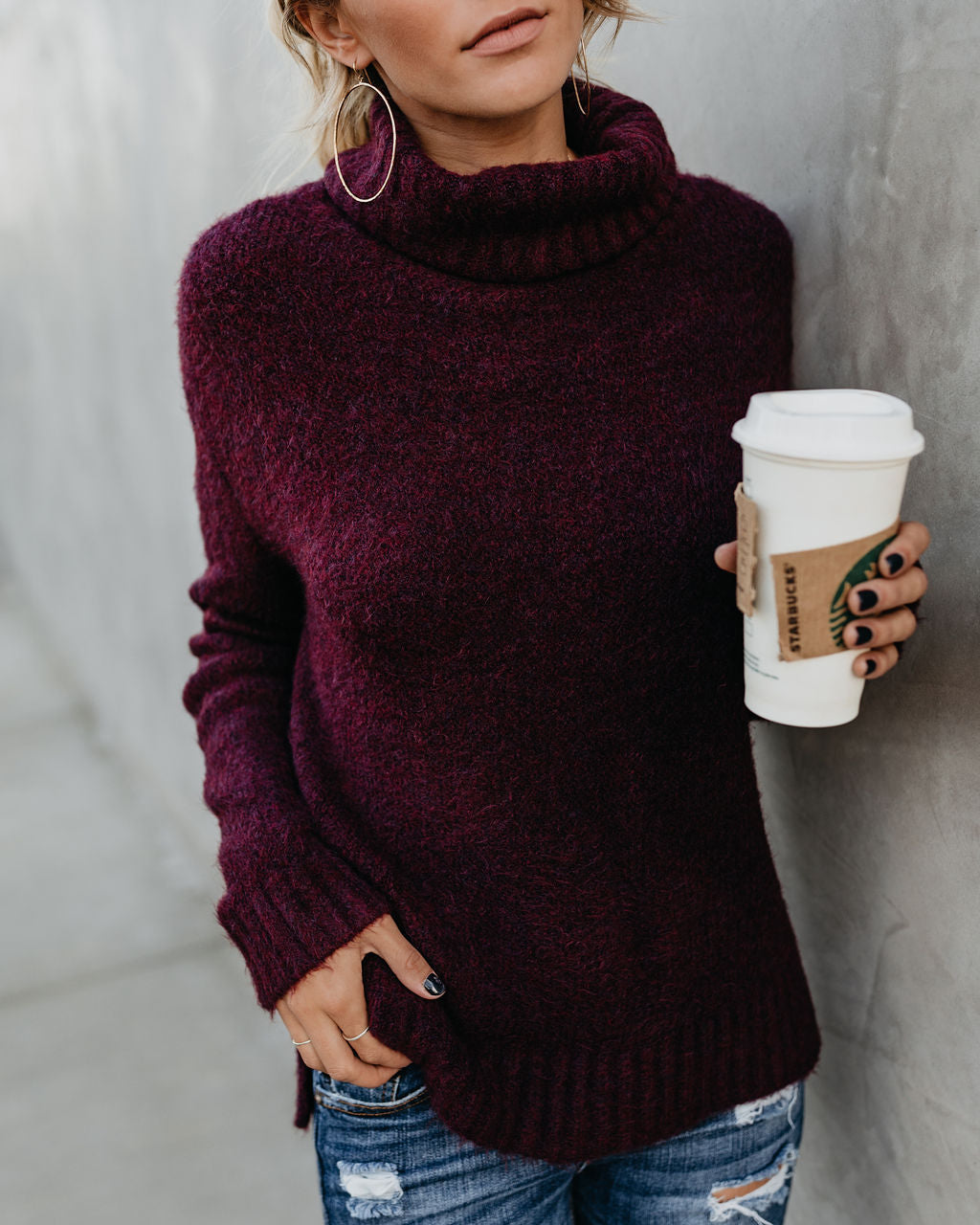 Henry Sweater - Wine