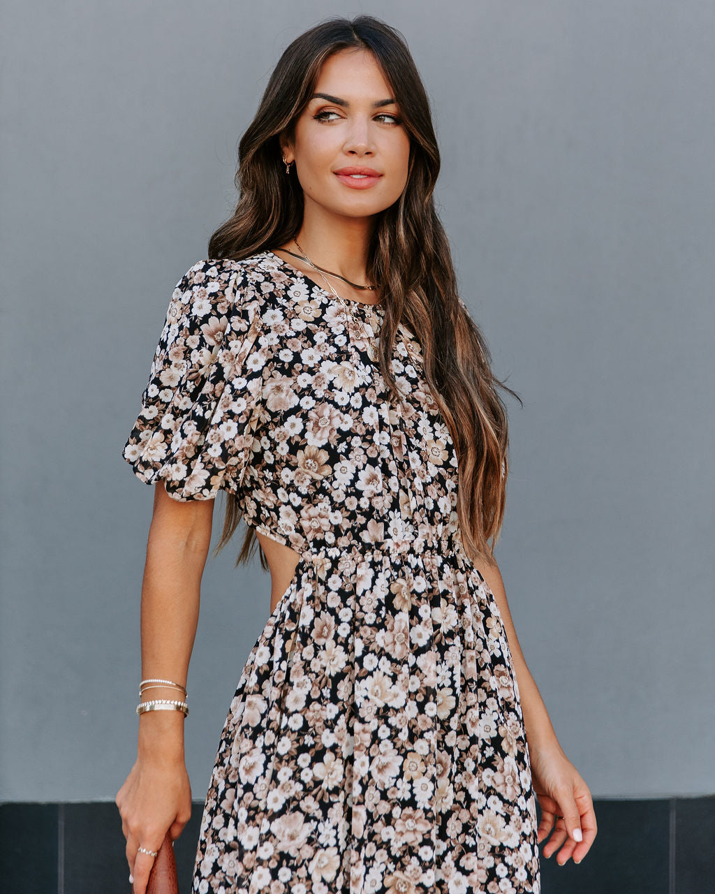 Bristol Floral Cutout Maxi Dress