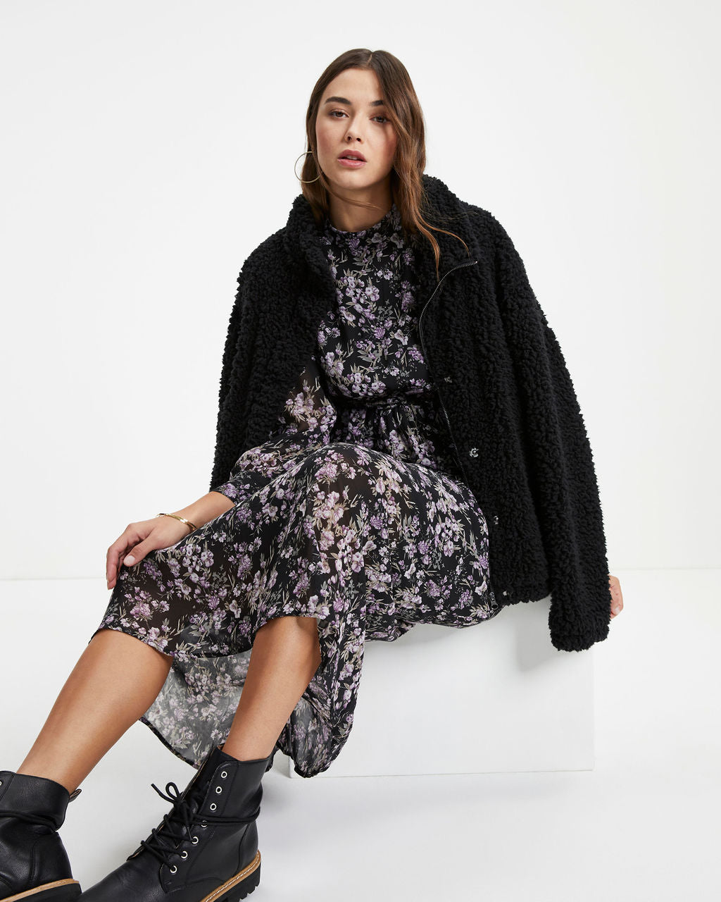 Making Dreams Come True Floral Cutout Maxi Dress - FINAL SALE