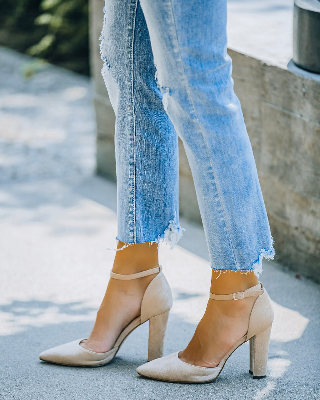 Ritz Faux Suede Pointed Heel - FINAL SALE